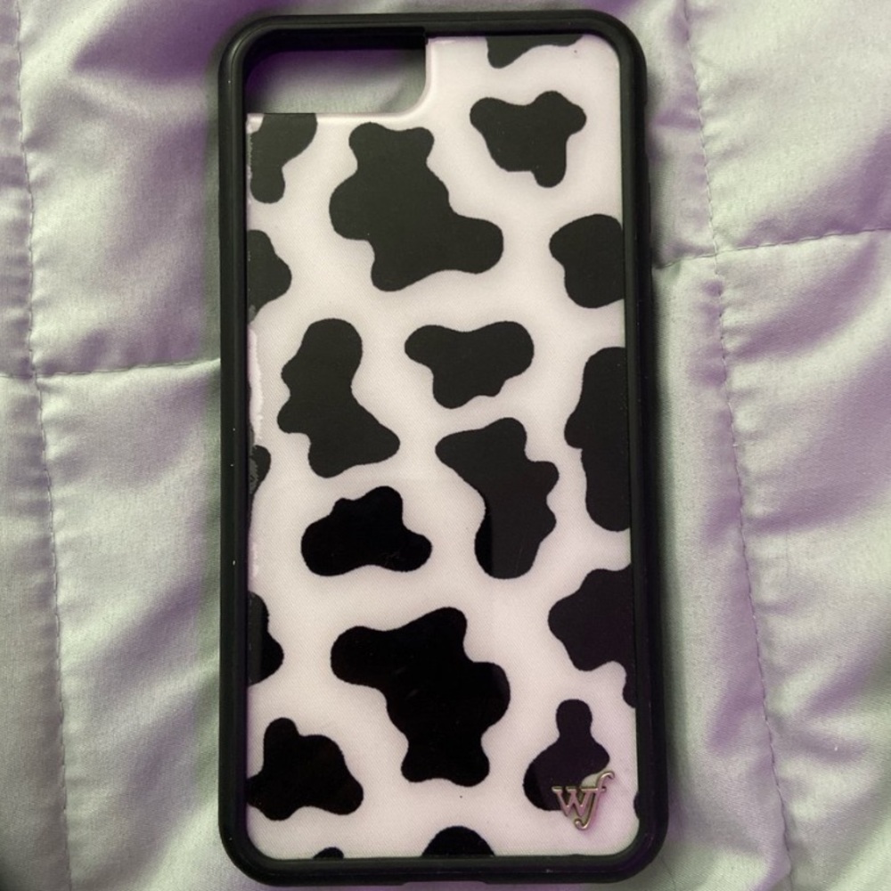 Cow print Wildflower case for iPhone 7+
